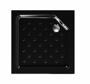 Поддон душевой Метакам Universal Black N 10 акрил квадратный 80*80