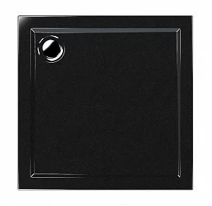 Поддон душевой Метакам Apart Black акрил квадратный 90*90